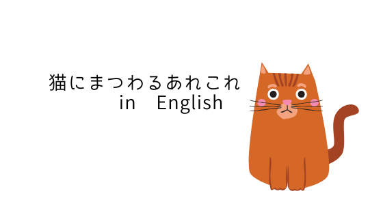 猫にまつわるあれこれを 英語で説明してみよう 英語lab